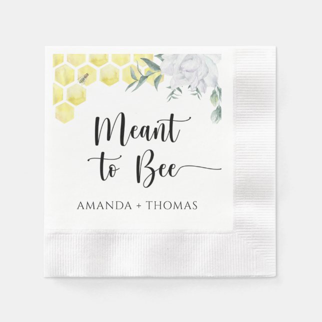 Honeycombs - Meant to bee Napkins (Front)