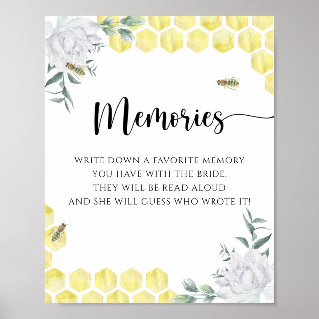 Honeycombs - Memories with the bride poster (Front)