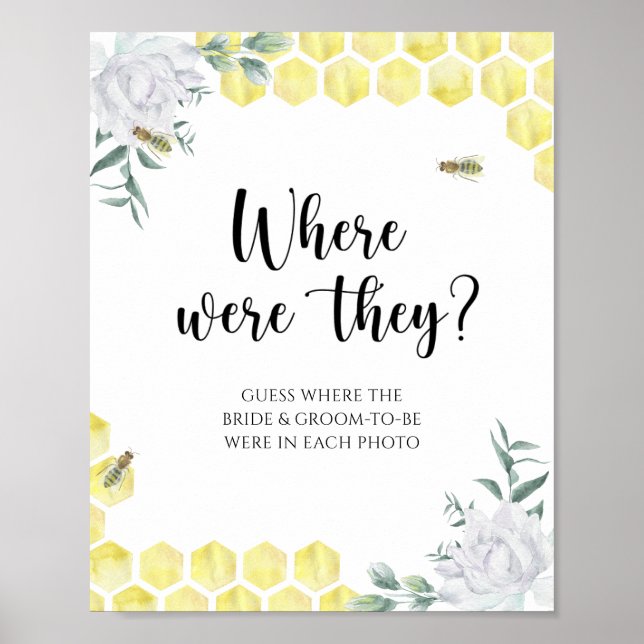 Honeycombs - Where Were They Poster (Front)