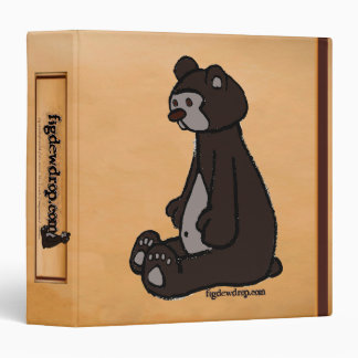 Honeydew Bear 3 ring binder