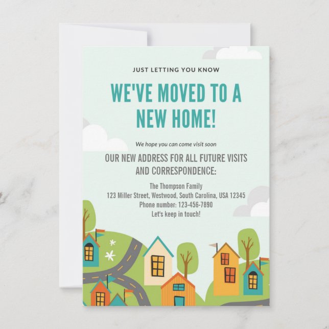 Honeydew house moving announcement (Front)
