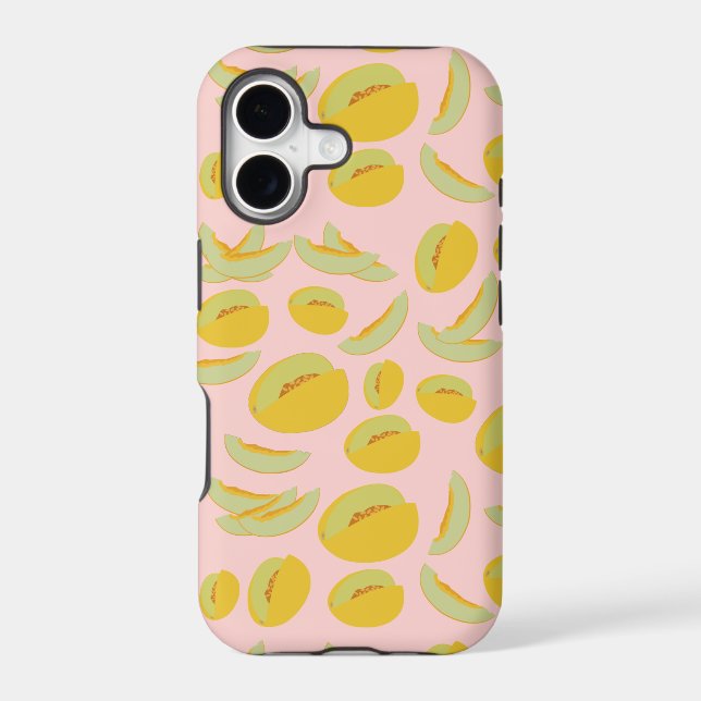 Honeydew Melons Fruit Pattern Iphone Case (Back)