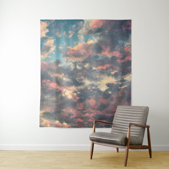 Honeyed hues tapestry (In Situ)