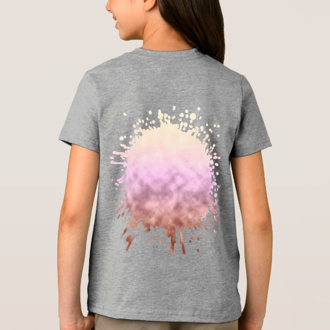 Honeyed Rosefall Tri-Blend Shirt (Back)