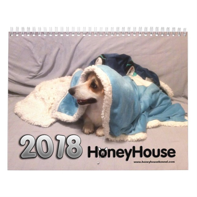 HoneyHouse Corgis Calendar for 2018 (Cover)