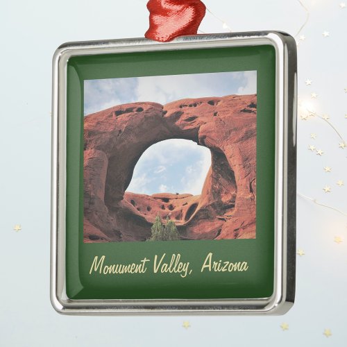 Honeymoon Arch Monument Valley Metal Ornament