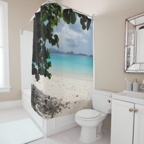 Honeymoon Bay St John USVI Shower Curtain