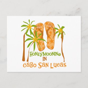 Honeymoon Cabo San Lucas Tshirts And Gifts Postcard by weddingsareus at Zazzle