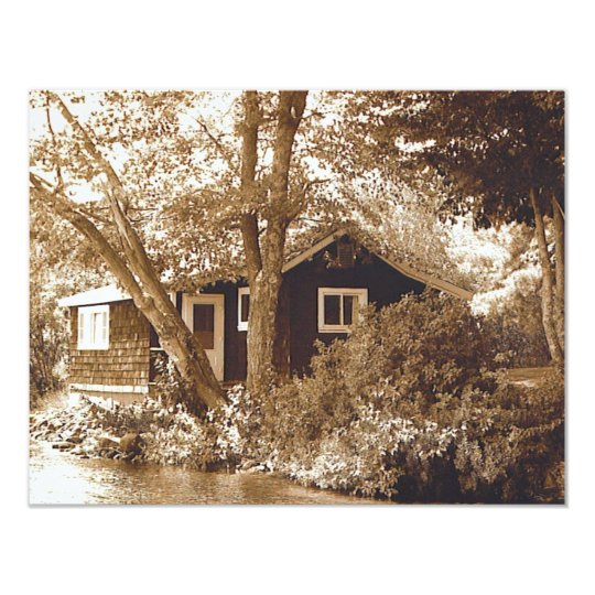 Honeymoon cottage card