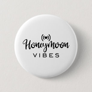Honeymoon Couple Design Honeymoon Vibes Button