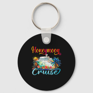 Honeymoon Cruise 2026 Just Married Keychain