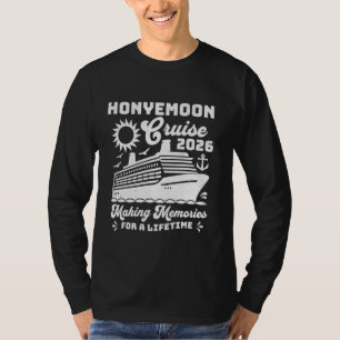 Honeymoon Cruise 2026 Wedding Matching Couples Vac T-Shirt