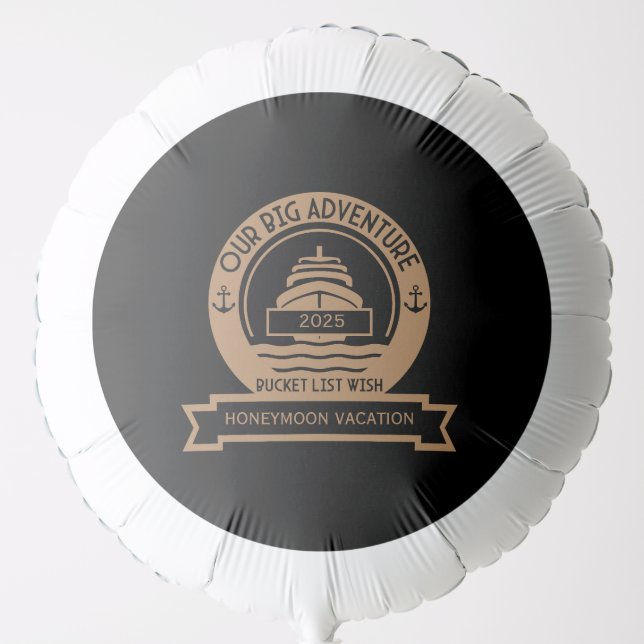 Honeymoon Cruise Balloon (Front)