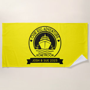 Honeymoon Cruise Beach Towel