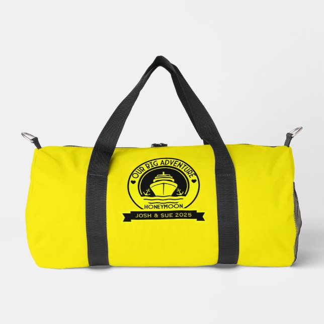 Honeymoon Cruise Duffle Bag (Front)