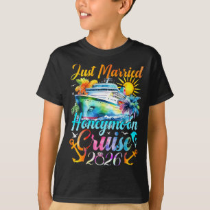 Honeymoon Cruise For Matching Couples 2026 Just Ma T-Shirt