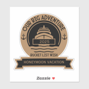 Honeymoon Cruise Sticker