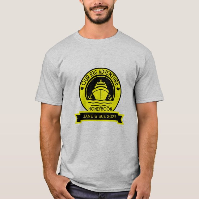Honeymoon Cruise T-Shirt (Front)