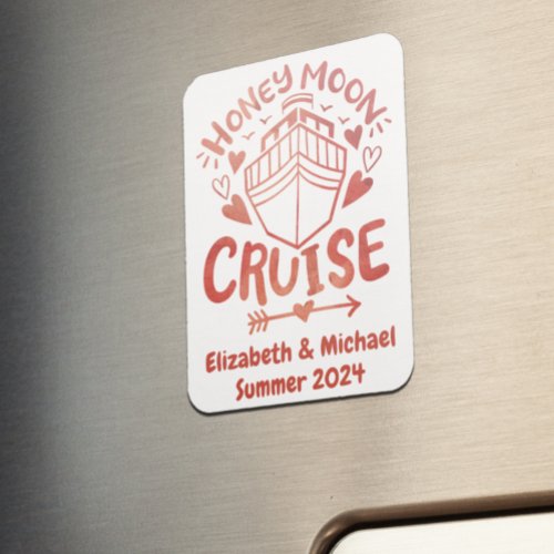 Honeymoon Custom Cruising Cruise Cabin Door   Magnet