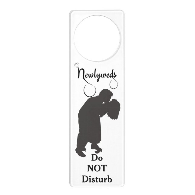 Honeymoon Do Not Disturb Door Hanger (Front)