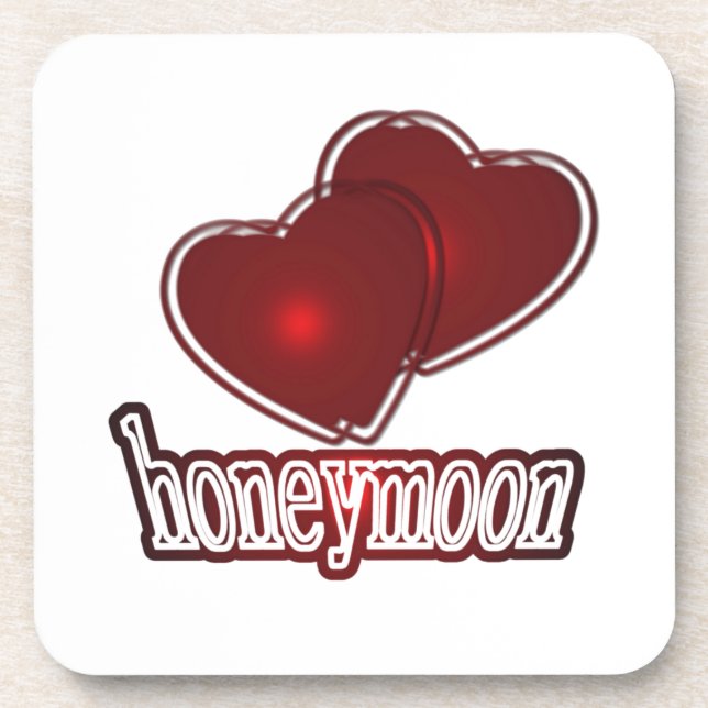Honeymoon Drink Coaster (Front)
