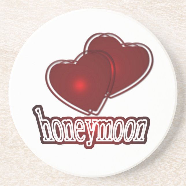 Honeymoon Drink Coaster (Front)
