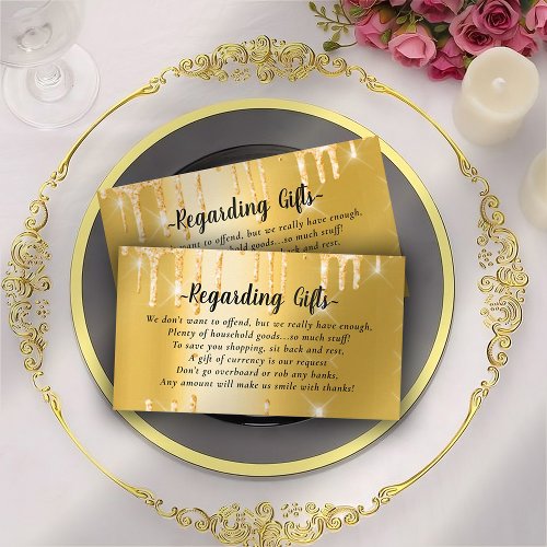 Honeymoon Fund bridal shower or wedding  Enclosure Card