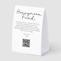 Honeymoon Fund Dog Invitation QR Code