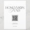 Honeymoon Fund Elegant Black & White Wedding Sign
