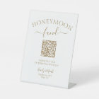 Honeymoon Fund QR Code Minimalist Wedding