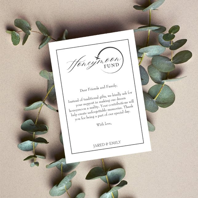 Honeymoon Fund Qr Code Travel Fund Request Enclosure Card (Honeymoon Fund Qr Code Travel Fund Request Enclosure Card)