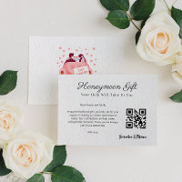 Honeymoon Fund Wedding Registry Gift Qr Code