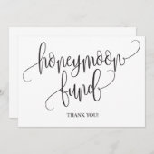Honeymoon Fund Wedding Sign (Front/Back)