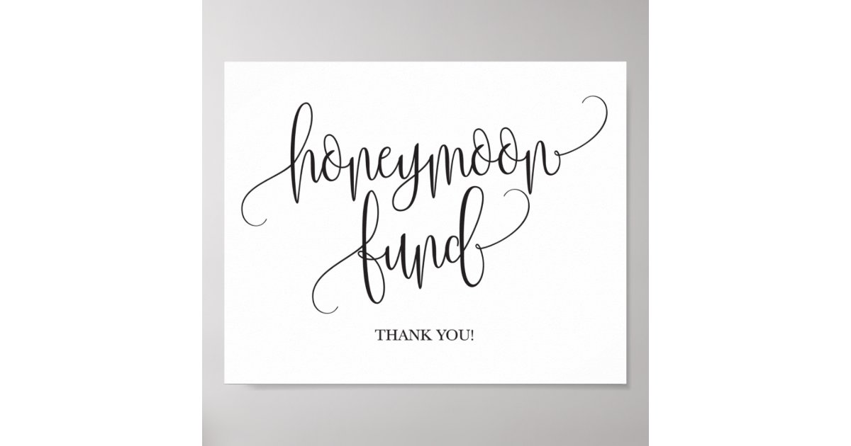 Honeymoon Fund Vinyl Sign Honeymoon Jar Decal Honeymoon Fund Decal Wedding Fund Decal Wedding Reception Jar Sign Wedding Decorations