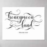 Honeymoon Fund Wedding Sign<br><div class="desc">Honeymoon Fund Wedding Sign</div>