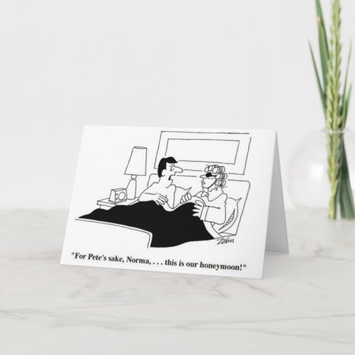 Honeymoon Humor Thank You Card