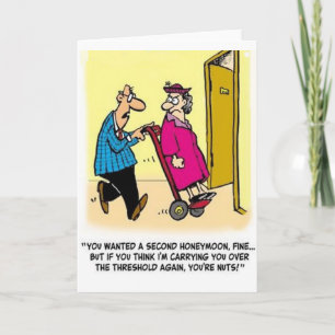 Honeymoon Humor Thank You Card