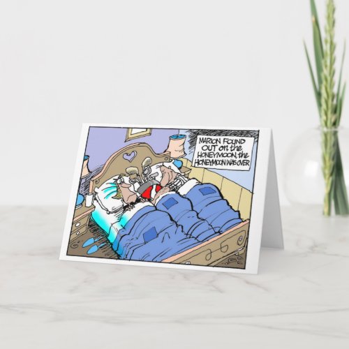 Honeymoon Humor Thank You Card