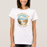 Honeymoon Island State Park Retro Distressed T-Shirt<br><div class="desc">Honeymoon Island State Park vector artwork design. Part of a string of barrier islands sparkling in the Gulf of Mexico off Florida's West Coast.</div>