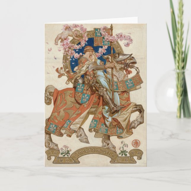 Honeymoon J C Leyendecker Card (Front)