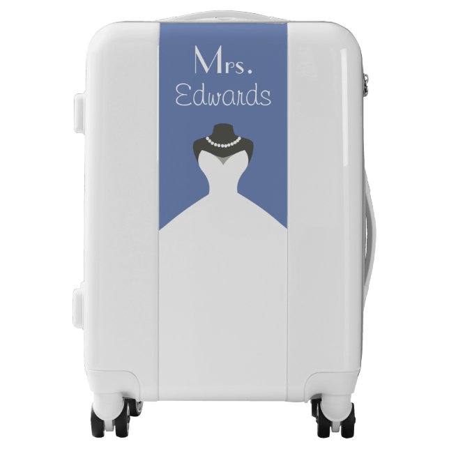 Honeymoon Luggage Wedding Gown (Front)