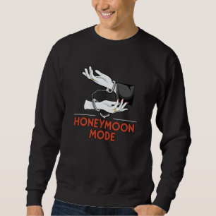 Honeymoon Mode Newlywed Wedding Honeymooner Bride Sweatshirt