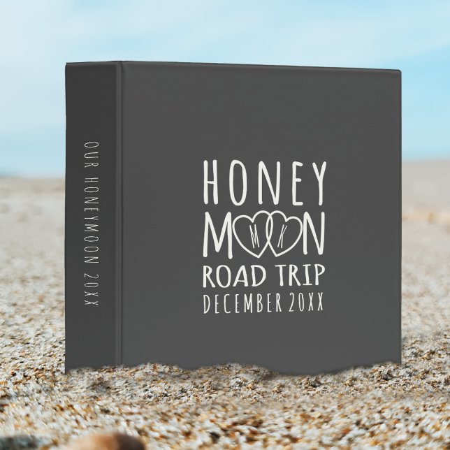 Honeymoon Road Trip Memory Wedding Album  Binder (Perfect binder for your Honeymoon Road Trip memories)