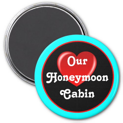 Honeymoon Round Cruise Cabin Door Marker Magnet