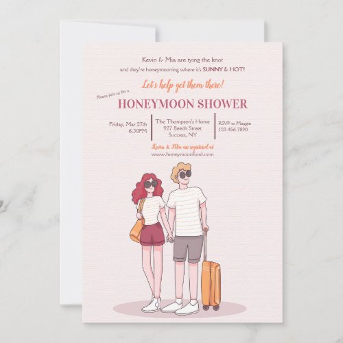 Honeymoon Shower Invitation 2