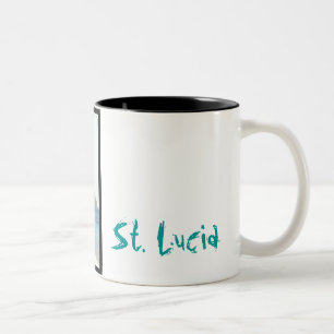 honeymoon, St. Lucia mug