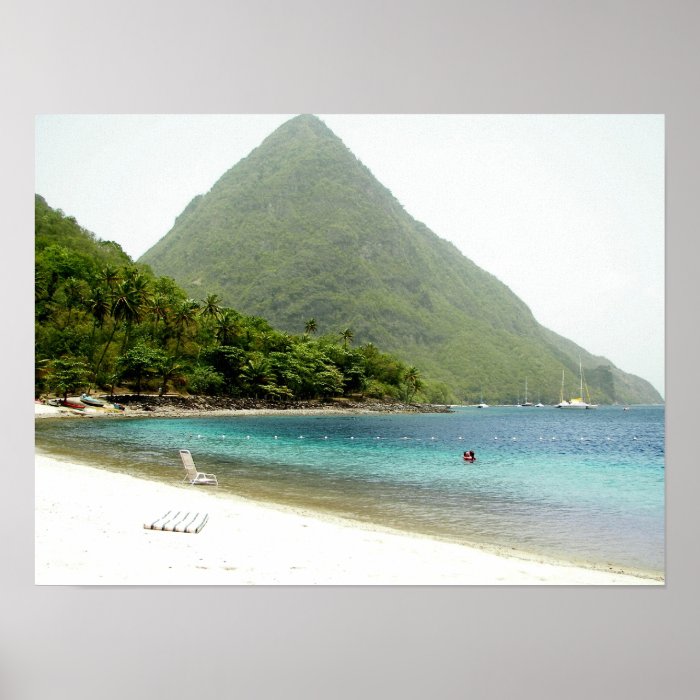 honeymoon, St Lucia Posters