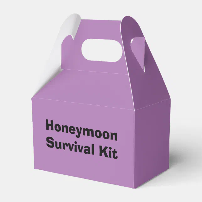 "Honeymoon" Survival Kit Box Zazzle