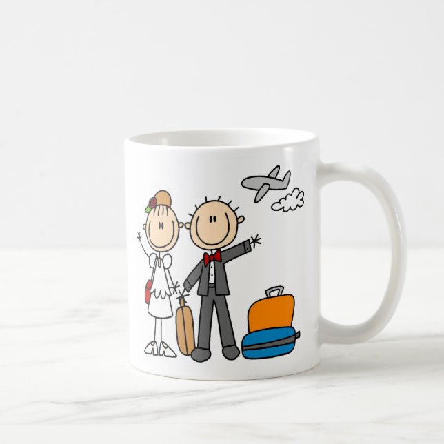 Honeymoon Time For The Bride And Groom Mug (Right)