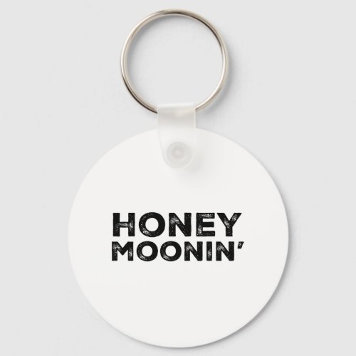 Honeymoon Vacation Couples Married Matching Honey  Keychain
